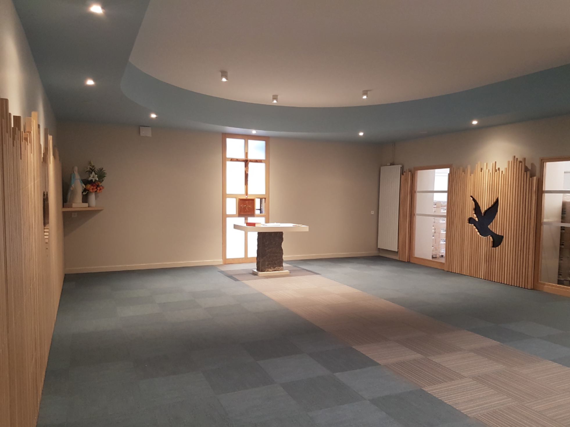 Eclairage intérieur de la Chapelle de Clisson - Pineau Energie 85