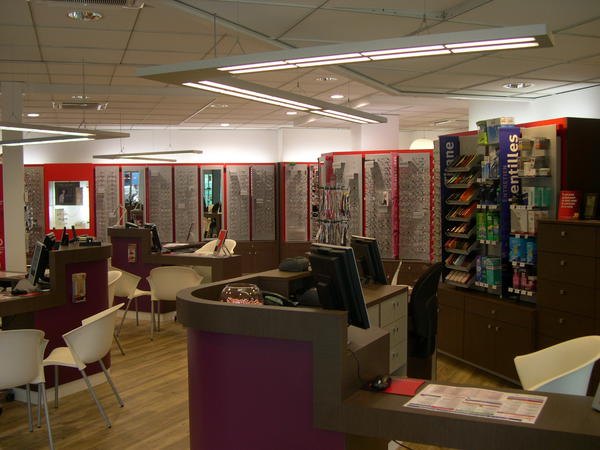 Opticiens Mutualistes éclairage 1